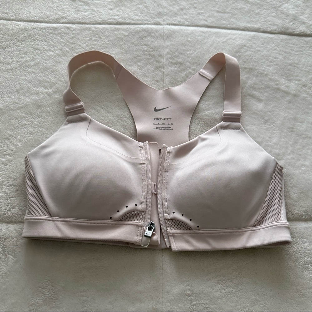 Nike Women's Dri-FIT Alpha High-Support Padded Zip-Front Sports Bra